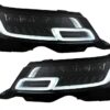 LED prednji farovi Sekvencijalni Dinamički žmigavci pretvorba u 2018 model Matrix look / Land Rover Range Sport L494 (2013-2017)