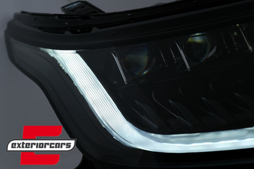 LED prednji farovi Sekvencijalni Dinamički žmigavci pretvorba u 2018 model Matrix look / Land Rover Range Sport L494 (2013-2017) - Slika 3