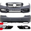 Bodykit & nastavci auspuha E63 AMG dizajn (piano crna) / Mercedes E-klasa W212 Facelift (2013-2016)