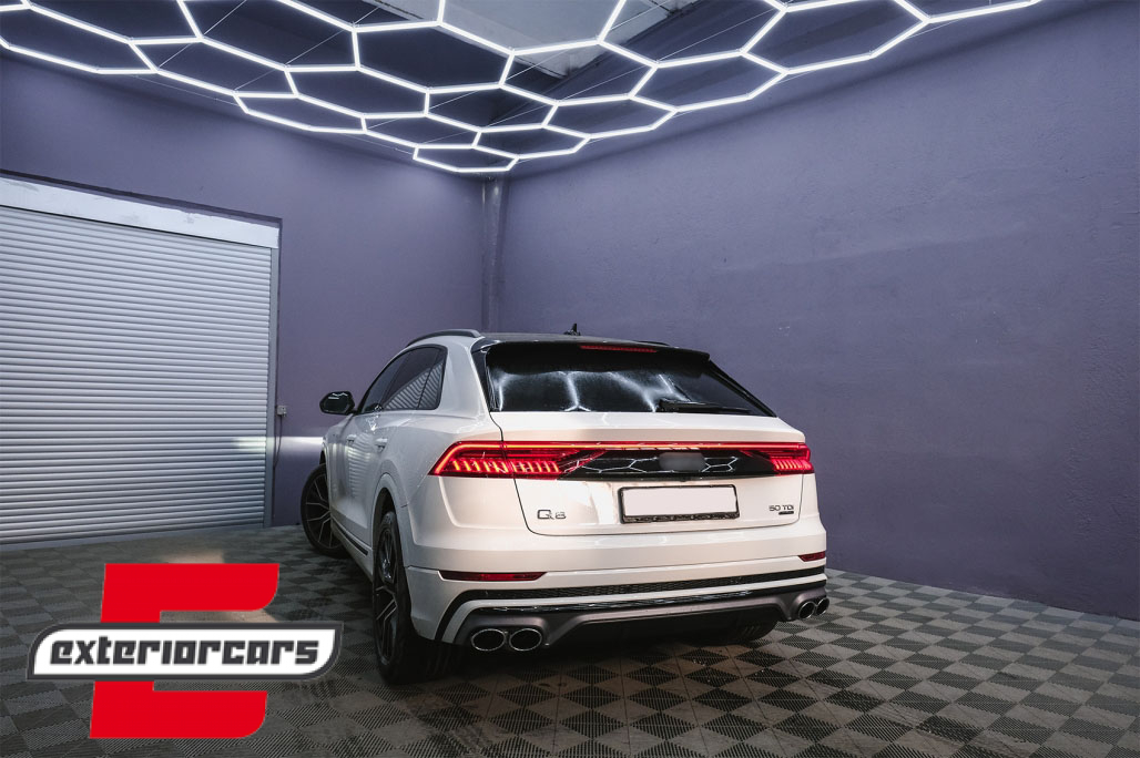 Difuzor zraka & nastavci auspuha SQ8 dizajn (chrome) / Audi Q8 S-Line (2018-) - Slika 13