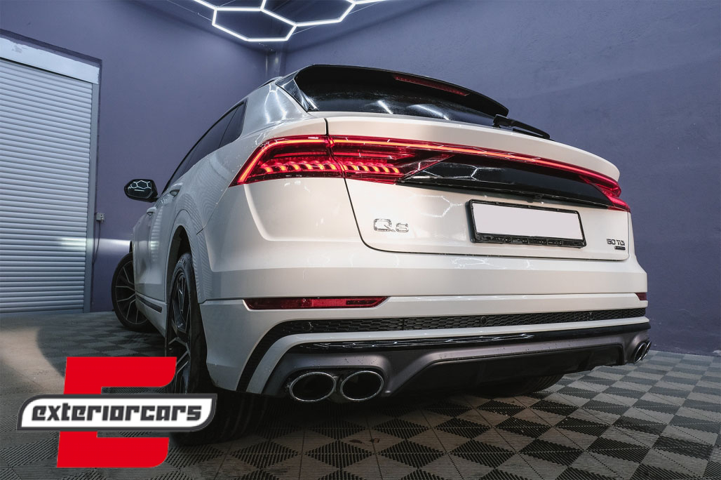 Difuzor zraka & nastavci auspuha SQ8 dizajn (chrome) / Audi Q8 S-Line (2018-) - Slika 14