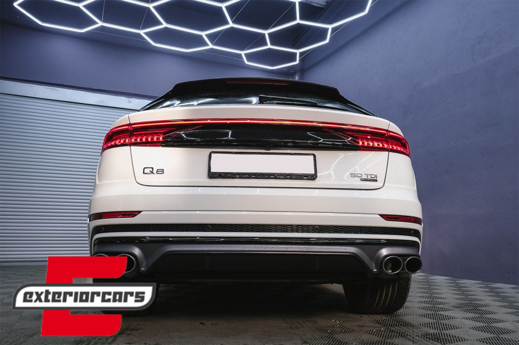 Difuzor zraka & nastavci auspuha SQ8 dizajn (chrome) / Audi Q8 S-Line (2018-) - Slika 16