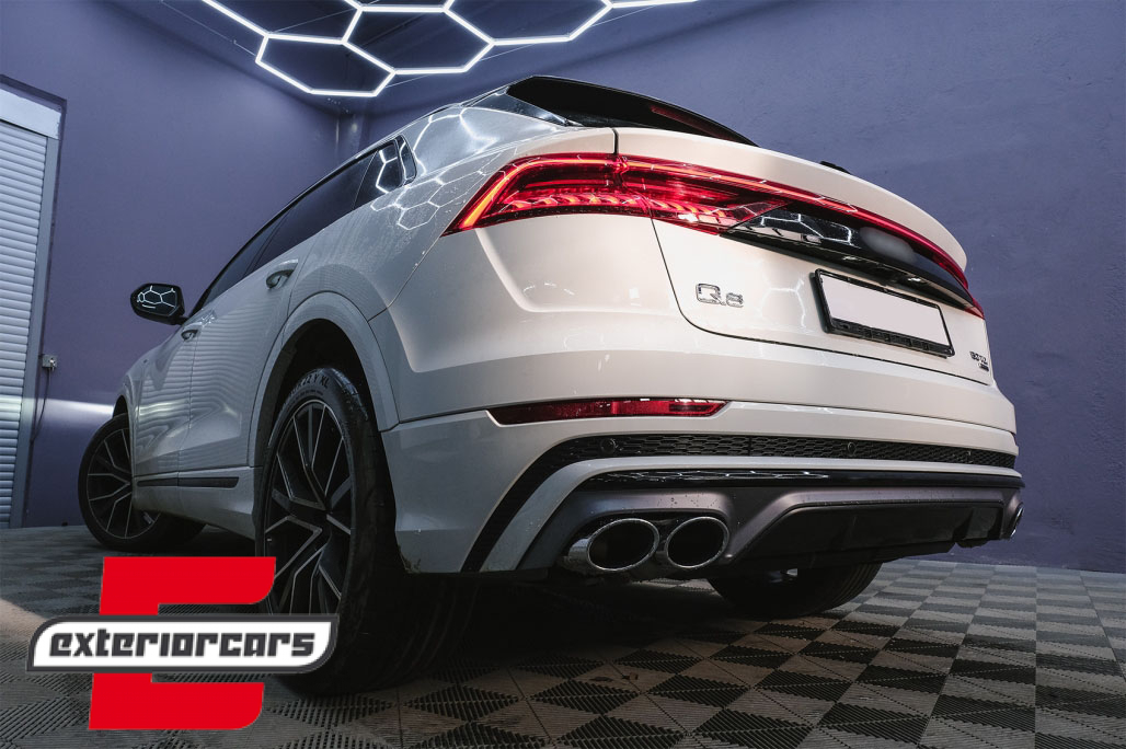 Difuzor zraka & nastavci auspuha SQ8 dizajn (chrome) / Audi Q8 S-Line (2018-) - Slika 17