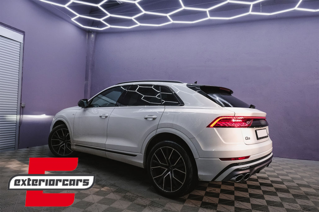 Difuzor zraka & nastavci auspuha SQ8 dizajn (chrome) / Audi Q8 S-Line (2018-) - Slika 19