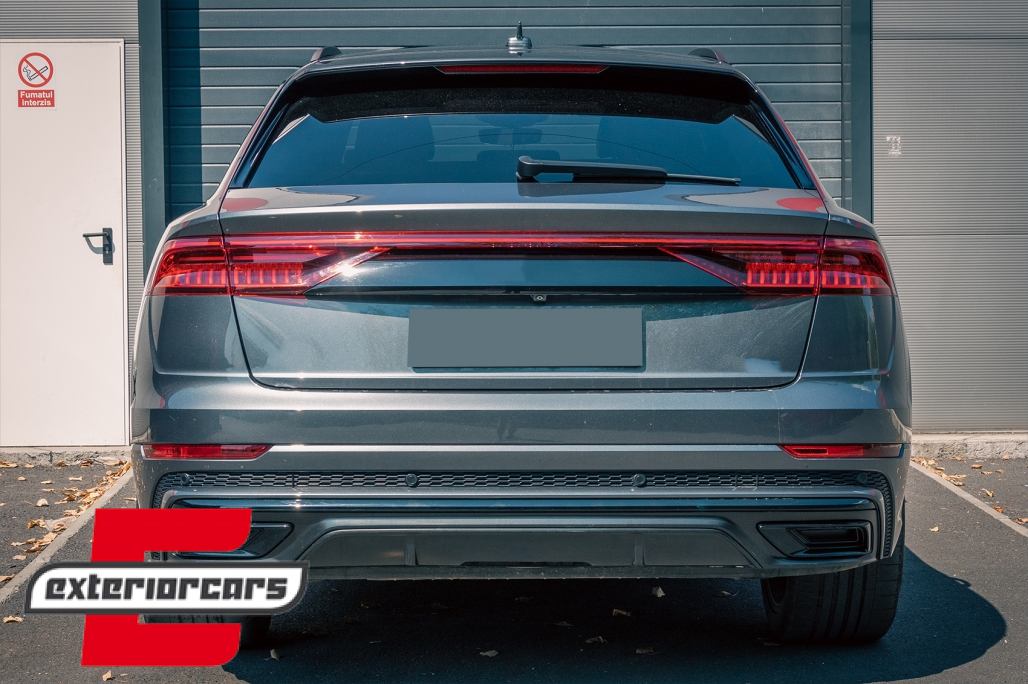 Difuzor zraka & nastavci auspuha SQ8 dizajn (chrome) / Audi Q8 S-Line (2018-) - Slika 22