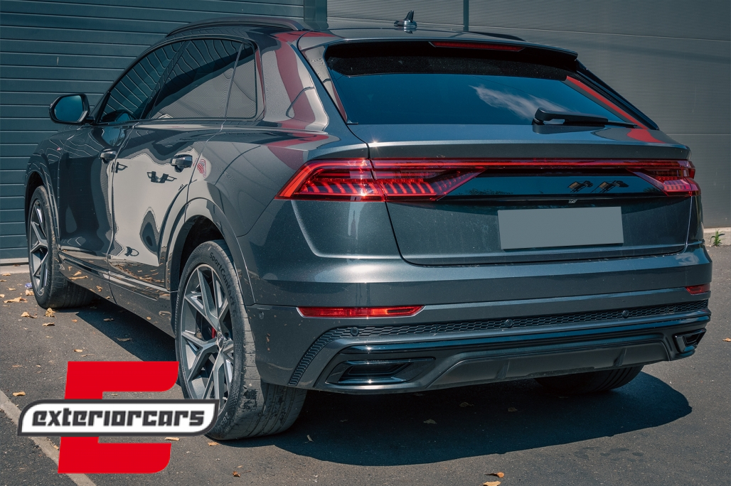 Difuzor zraka & nastavci auspuha SQ8 dizajn (chrome) / Audi Q8 S-Line (2018-) - Slika 23