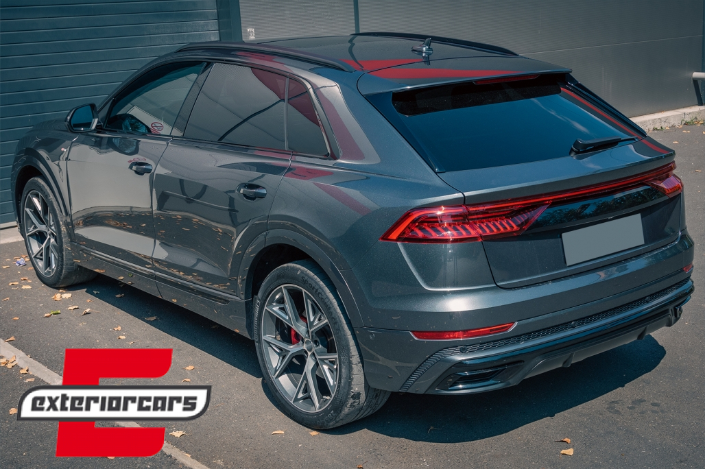 Difuzor zraka & nastavci auspuha SQ8 dizajn (chrome) / Audi Q8 S-Line (2018-) - Slika 26
