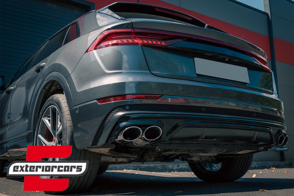 Difuzor zraka & nastavci auspuha SQ8 dizajn (chrome) / Audi Q8 S-Line (2018-) - Slika 30