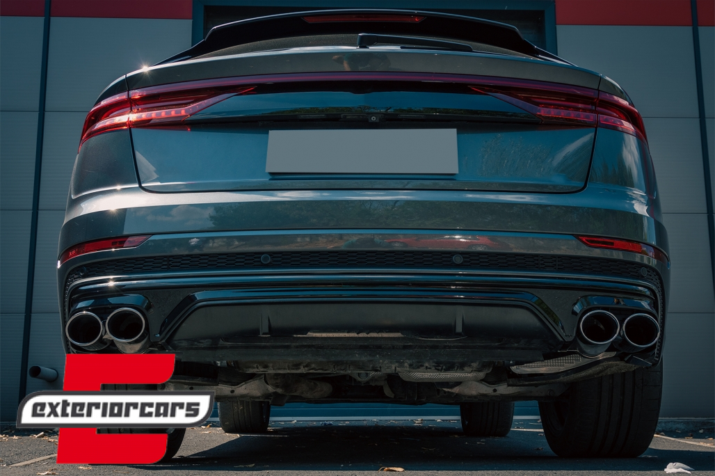 Difuzor zraka & nastavci auspuha SQ8 dizajn (chrome) / Audi Q8 S-Line (2018-) - Slika 33