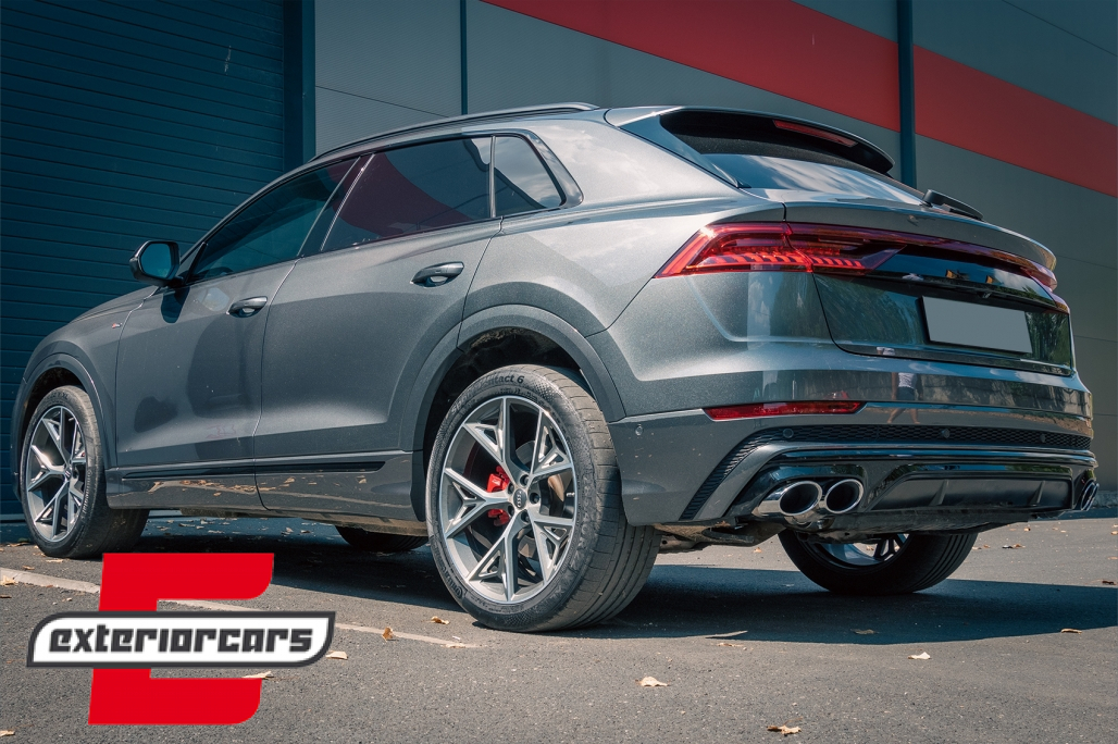 Difuzor zraka & nastavci auspuha SQ8 dizajn (chrome) / Audi Q8 S-Line (2018-) - Slika 34