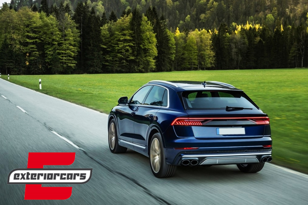 Difuzor zraka & nastavci auspuha SQ8 dizajn (crna) / Audi Q8 S-Line (2018-2023) - Slika 11