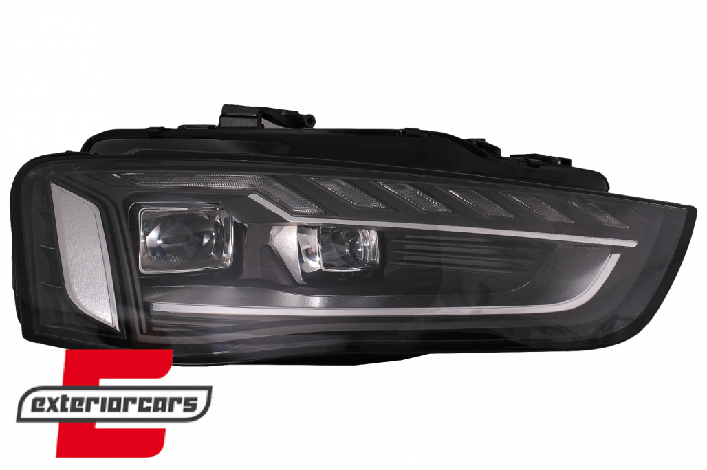 Full LED prednja svjetla SEQ žmigavci A4 B9.5 look / Audi A4 B8.5 Facelift (2012-2015) sa halogenim svjetlima - Slika 12