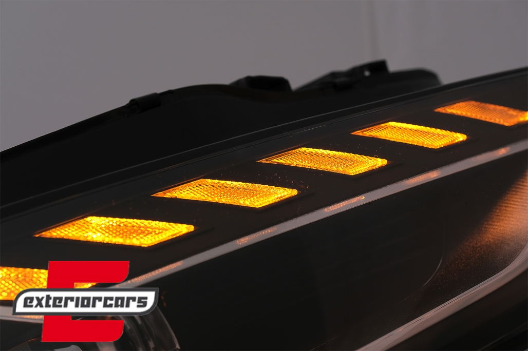 Full LED prednja svjetla SEQ žmigavci A4 B9.5 look / Audi A4 B8.5 Facelift (2012-2015) sa halogenim svjetlima - Slika 5
