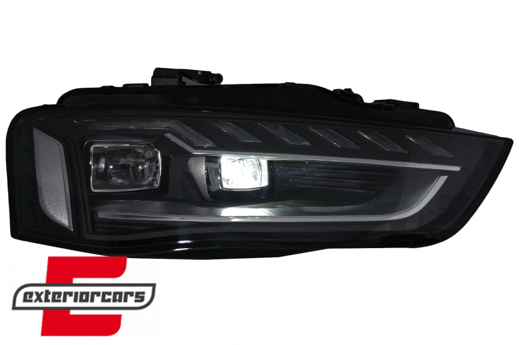 Full LED prednja svjetla SEQ žmigavci A4 B9.5 look / Audi A4 B8.5 Facelift (2012-2015) sa halogenim svjetlima - Slika 9