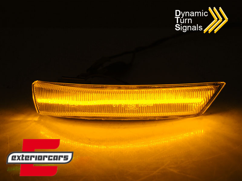 Žmigavci u retrovizoru LED SEQ (bijela) / Ford Focus (2008-2018) Mondeo (2010-2014) - Slika 3