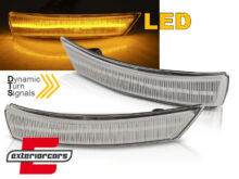 Žmigavci u retrovizoru LED SEQ (bijela) / Ford Focus (2008-2018) Mondeo (2010-2014)