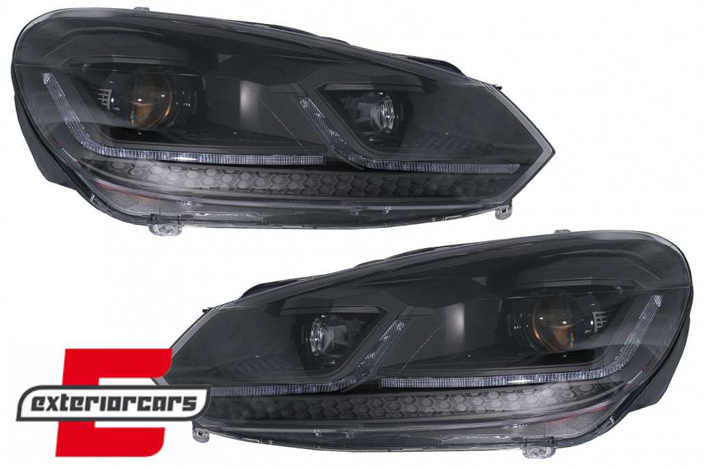 Prednja svjetla LED SEQ žmigavci G7.5 look / VW Golf 6 VI (2008-2013) - Slika 15