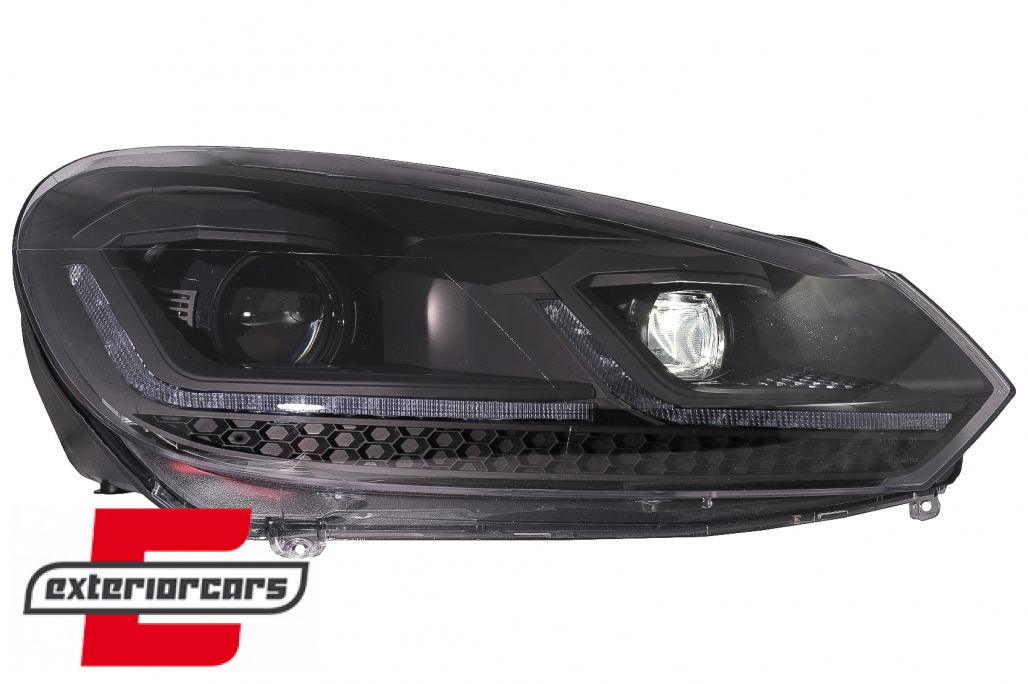Prednja svjetla LED SEQ žmigavci G7.5 look / VW Golf 6 VI (2008-2013) - Slika 5