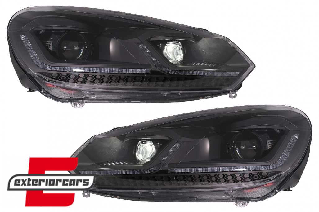 Prednja svjetla LED SEQ žmigavci G7.5 look / VW Golf 6 VI (2008-2013) - Slika 6