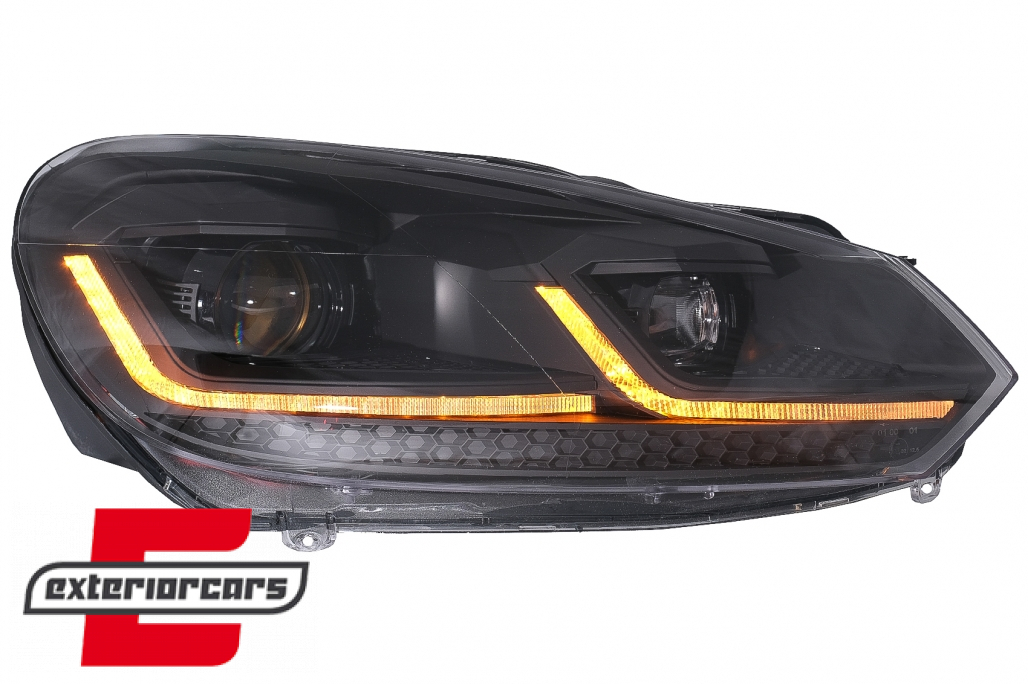Prednja svjetla LED SEQ žmigavci G7.5 look / VW Golf 6 VI (2008-2013) - Slika 9