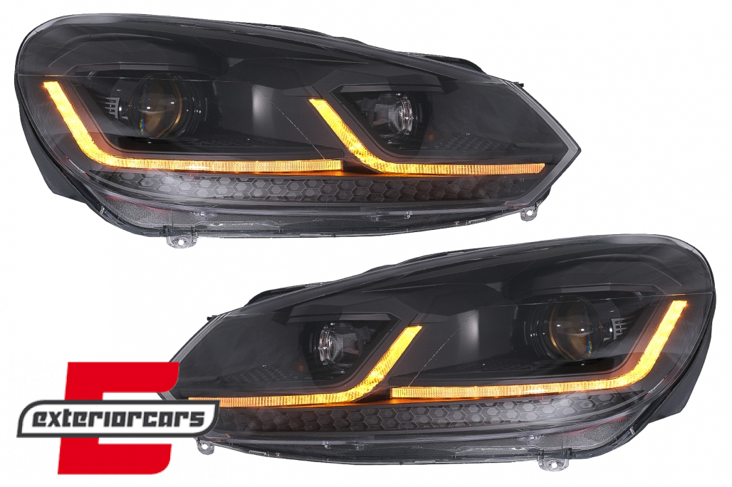 Prednja svjetla LED SEQ žmigavci G7.5 look / VW Golf 6 VI (2008-2013) - Slika 10