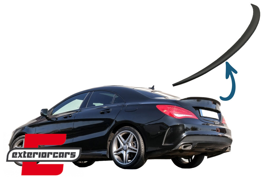 Lip bunkera AMG dizajn (mat crna) / Mercedes CLA C117 W117 (2013-2018)