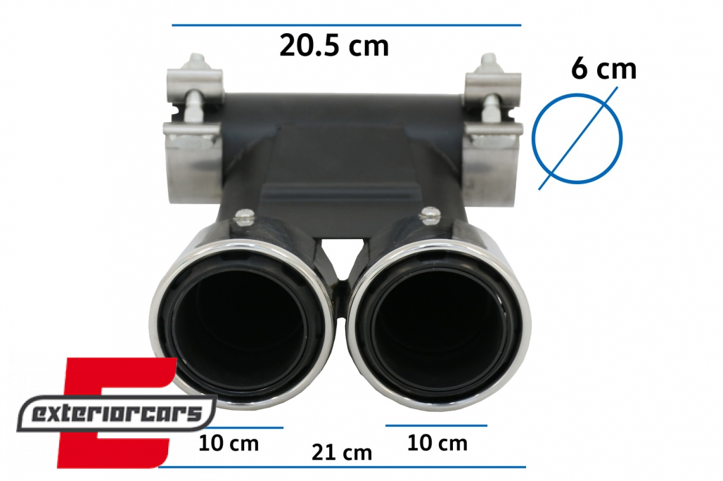 Nastavak auspuha (chrome) / Porsche 718 Cayman Boxster 982 (2016-2025) - Slika 4