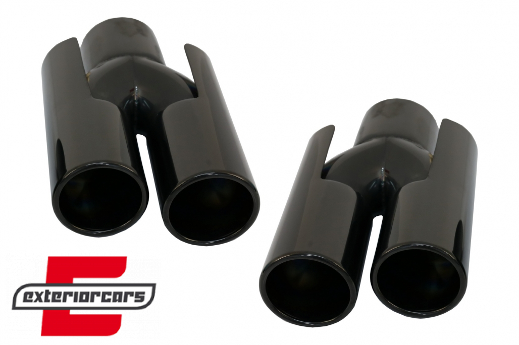 Nastavci auspuha Ac Schnitzer dizajn (crna) / BMW E60 E90 E92 E93 F10 F30 M3 M5 M6