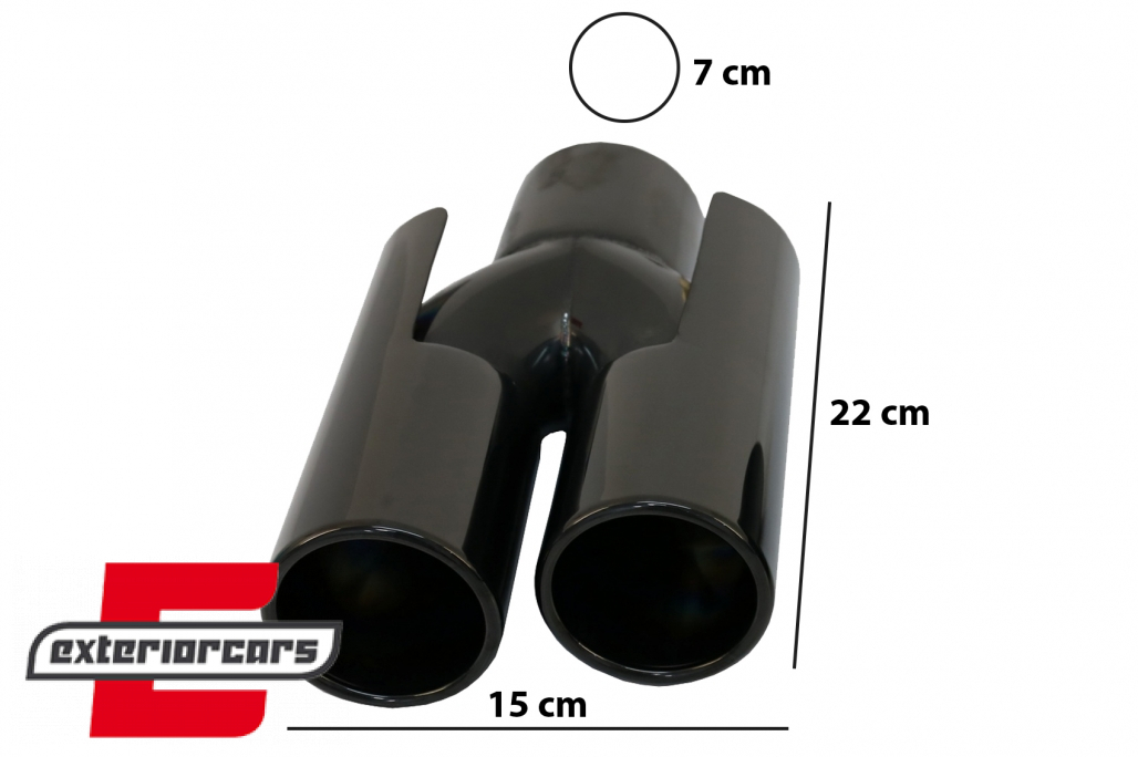 Nastavci auspuha Ac Schnitzer dizajn (crna) / BMW E60 E90 E92 E93 F10 F30 M3 M5 M6 - Slika 3