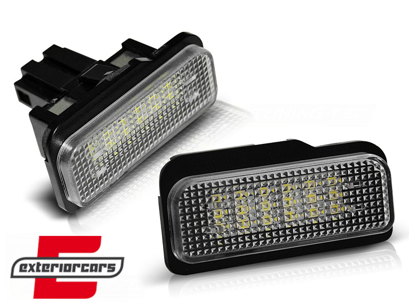 LED svjetla registarske tablice / Mercedes E klasa W211 (2003-2009) SLK R171 (2004-2010) CLS W219 (2004-2010) C klasa S203 (2000-2007) - Slika 2