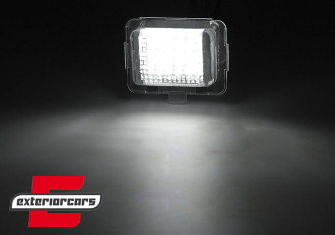 LED svjetla registarske tablice / Mercedes C klasa S204 W204 (2007-2011) E klasa S212 W212 C207 (2009-2013) CL klasa C216 (2006-2010) S klasa W221 (2005-2009) - Slika 3