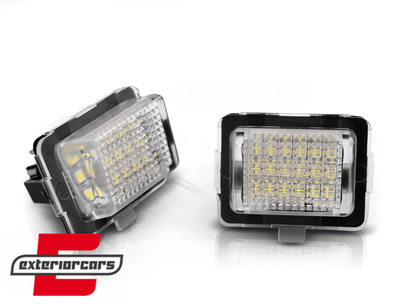 LED svjetla registarske tablice / Mercedes C klasa S204 W204 (2007-2011) E klasa S212 W212 C207 (2009-2013) CL klasa C216 (2006-2010) S klasa W221 (2005-2009) - Slika 2