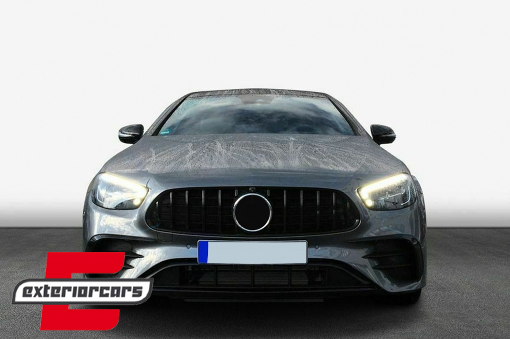 Prednji flapovi AMG line dizajn (piano crna) / Mercedes E-klasa W213 S213 C238 A238 Facelift (2020-2023) - Slika 8
