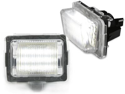 LED svjetla registarske tablice / Mercedes C klasa S204 W204 (2007-2011) E klasa S212 W212 C207 (2009-2013) CL klasa C216 (2006-2010) S klasa W221 (2005-2009) - Slika 5