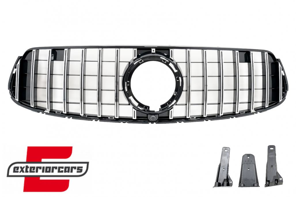 Prednja maska GT-R Panamericana dizajn (chrome) / Mercedes GLC X253 C253 Facelift (2020-2022) - Slika 2