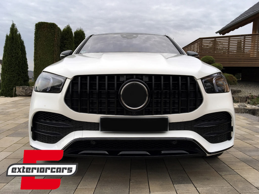 Prednja maska GT-R Panamericana dizajn (piano crna) / Mercedes GLE SUV W167 V167 GLE Coupe C167 Sport paket (2019-2023) - Slika 10
