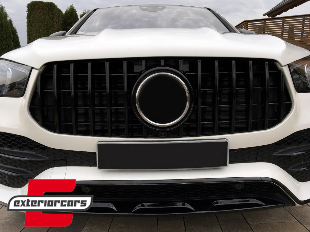 Prednja maska GT-R Panamericana dizajn (piano crna) / Mercedes GLE SUV W167 V167 GLE Coupe C167 Sport paket (2019-2023) - Slika 11