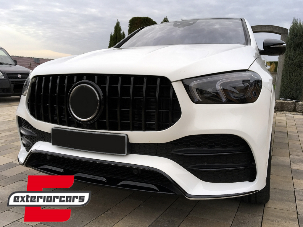 Prednja maska GT-R Panamericana dizajn (piano crna) / Mercedes GLE SUV W167 V167 GLE Coupe C167 Sport paket (2019-2023) - Slika 12