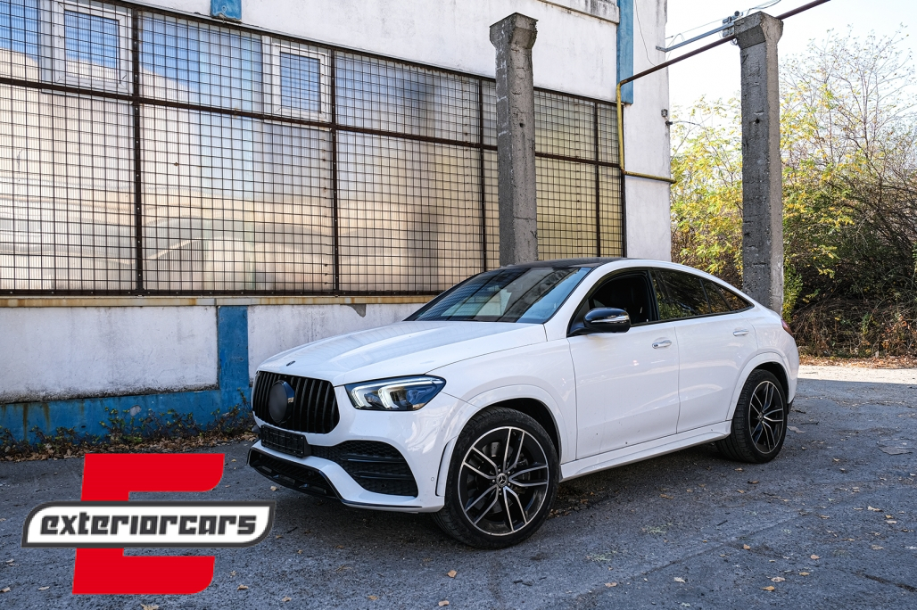 Prednja maska GT-R Panamericana dizajn (piano crna) / Mercedes GLE SUV W167 V167 GLE Coupe C167 Sport paket (2019-2023) - Slika 13