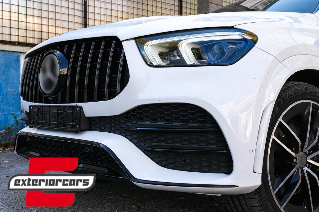 Prednja maska GT-R Panamericana dizajn (piano crna) / Mercedes GLE SUV W167 V167 GLE Coupe C167 Sport paket (2019-2023) - Slika 14