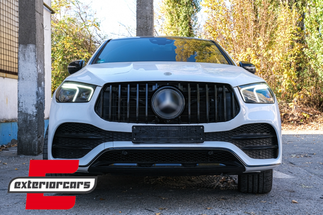 Prednja maska GT-R Panamericana dizajn (piano crna) / Mercedes GLE SUV W167 V167 GLE Coupe C167 Sport paket (2019-2023) - Slika 15