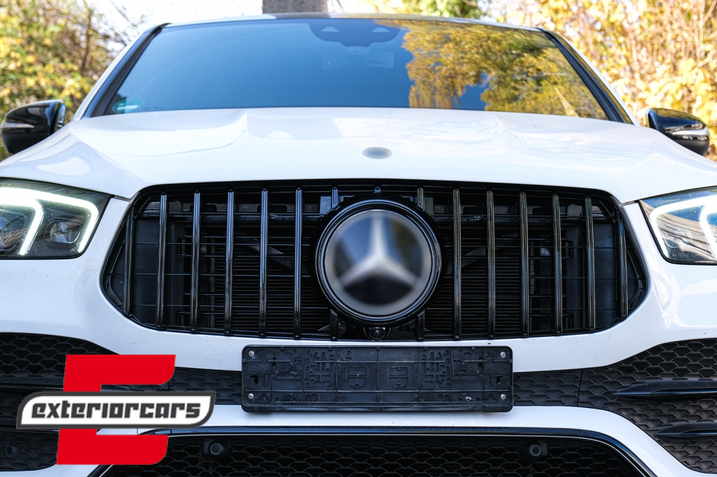 Prednja maska GT-R Panamericana dizajn (piano crna) / Mercedes GLE SUV W167 V167 GLE Coupe C167 Sport paket (2019-2023) - Slika 16