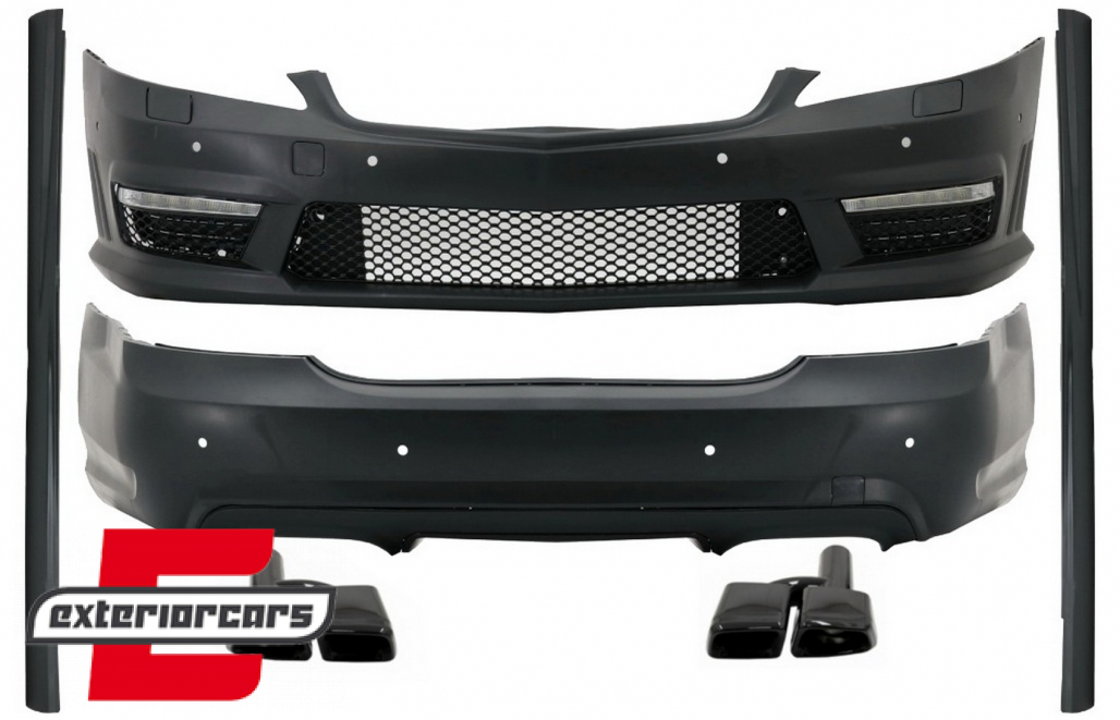 Bodykit & nastavci auspuha S63 AMG dizajn / Mercedes S-klasa W221 (2005-2011) LWB