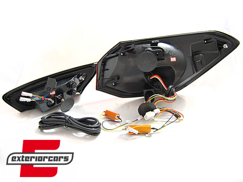 Full LED stražnja svjetla SEQ žmigavci (crvena/kristal) / Ford Focus 4 Hatchback (2018-2021) - Slika 5