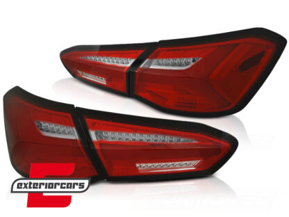 Full LED stražnja svjetla SEQ žmigavci (crvena/kristal) / Ford Focus 4 Hatchback (2018-2021) - Slika 2