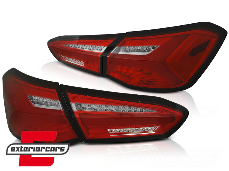 Full LED stražnja svjetla SEQ žmigavci (crvena/kristal) / Ford Focus 4 Hatchback (2018-2021) - Slika 2