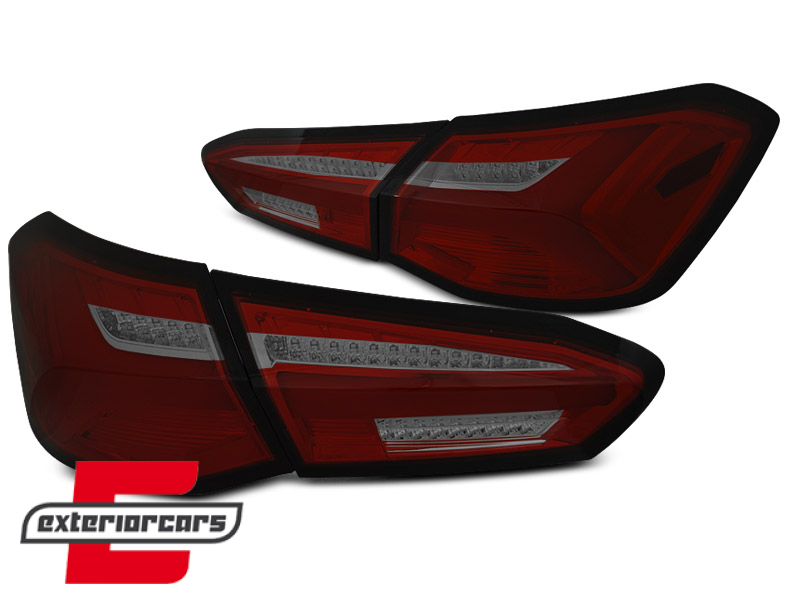 Full LED stražnja svjetla SEQ žmigavci (crvena/smoke) / Ford Focus 4 Hatchback (2018-2021) - Slika 2