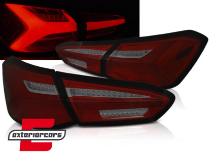 Full LED stražnja svjetla SEQ žmigavci (crvena/smoke) / Ford Focus 4 Hatchback (2018-2021)