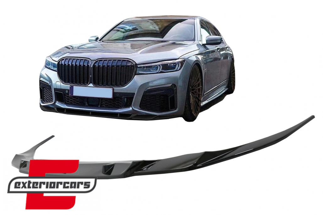 Prednji nastavak branika (piano crna) / BMW serije 7 G11 G12 LCI M Sport (02.2019-2022)