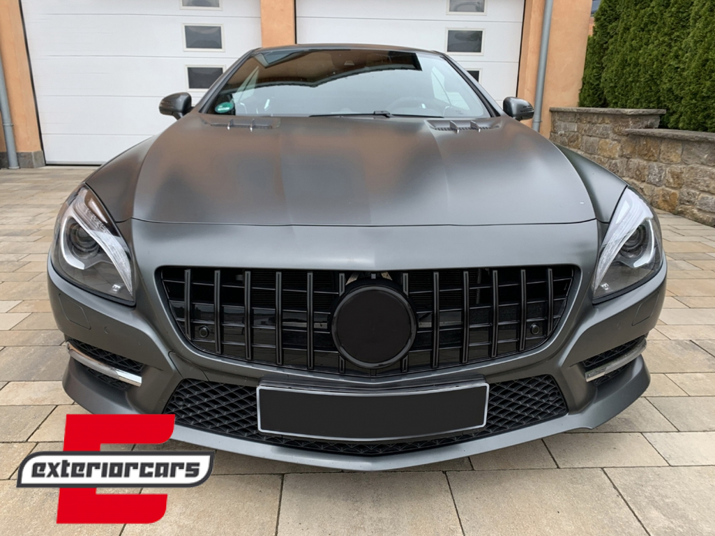 Prednja maska GT-R Panamericana dizajn (piano crna) / Mercedes SL-klasa R231 (2012-2016) - Slika 8